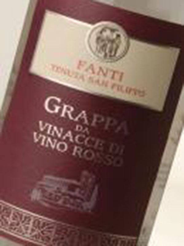 Grappa da Vinacce di Vino Rosso - Tenuta Fanti